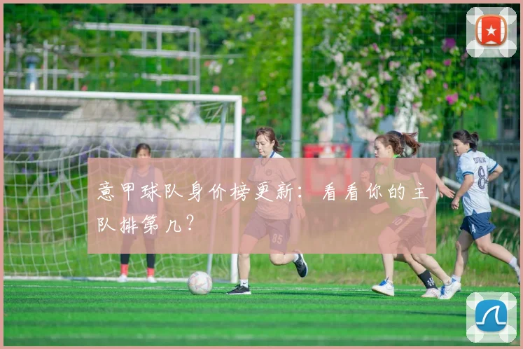 意甲球队身价榜更新：看看你的主队排第几？